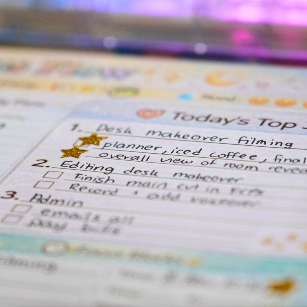 ✨ focus flow daily planning pad ✨