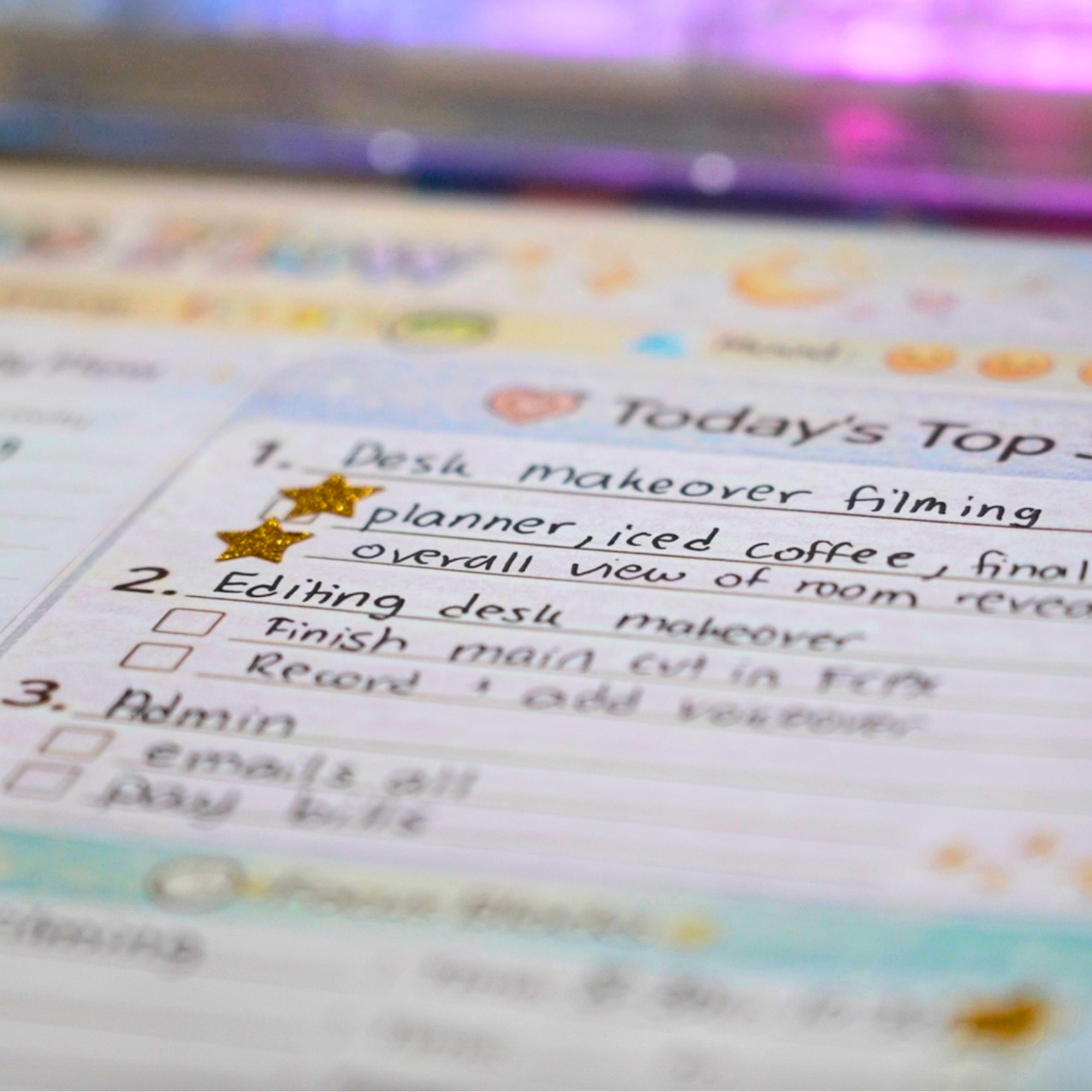 ✨ focus flow daily planning pad ✨