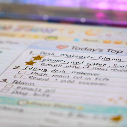 ✨ focus flow daily planning pad ✨