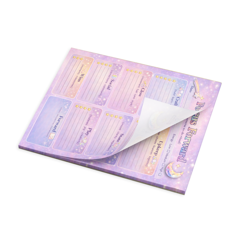 ✨ focus forward planning pad ✨
